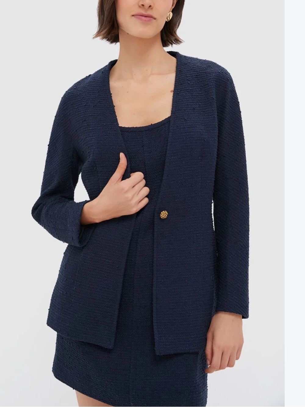 TUCKERNUCK Navy Tweed Blaine Jacket